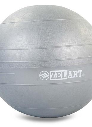 Мяч медицинский слэмбол для кроссфита record slam ball fi-5165-6 6к серый2 фото