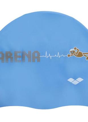 Шапочка для плавания детская arena kun junior cap ar-91552-90 цвета в ассортименте6 фото