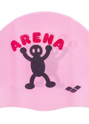 Шапочка для плавания детская arena kun junior cap ar-91552-90 цвета в ассортименте9 фото