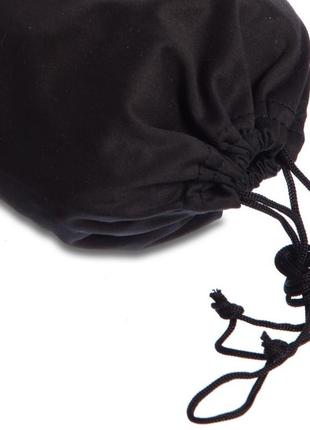 Чехол-мешочек для очков горнолыжных zelart sposune bc-0867 черный3 фото