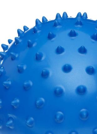 М'яч для фітнесу масажний zelart ba-3401 18 см кольору в асортименті2 фото