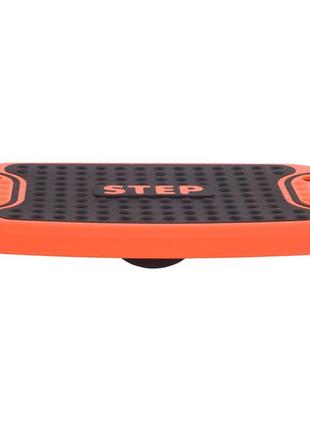 Степ-платформа 4 in 1 mutifuctional step zelart fi-3996 53x36x14см черный-оранжевый9 фото