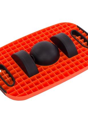 Степ-платформа 4 in 1 mutifuctional step zelart fi-3996 53x36x14см черный-оранжевый10 фото