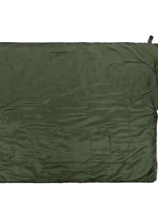 Спальный мешок одеяло с капюшоном zelart sy-7373 камуфляж woodland9 фото