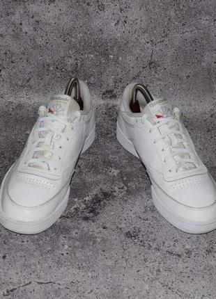 Reebok classic club c 85 (мужские кожаные кроссовки кеды рибок )2 фото