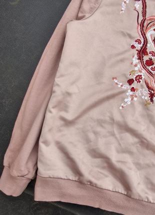 Толстовка с вышивкой вышиванка свитшот