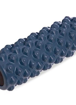 Роллер для йоги и пилатеса (мфр ролл) grid bubble roller zelart fi-5714 36см цвета в ассортименте7 фото