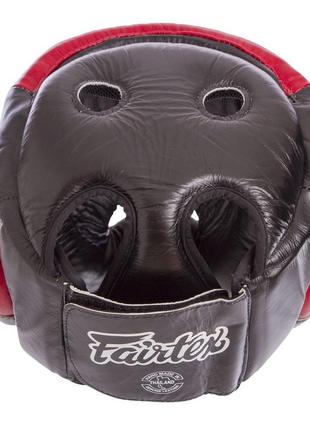 Шлем боксерский с полной защитой кожаный fairtex hg13-close m-xl цвета в ассортименте5 фото