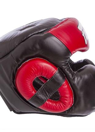 Шлем боксерский с полной защитой кожаный fairtex hg13-close m-xl цвета в ассортименте3 фото