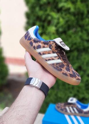 Демисезон adidas samba pony wales bonner leopard