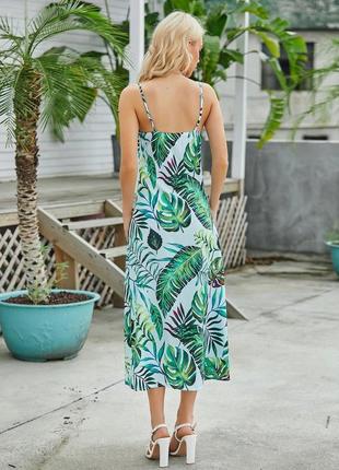 Сукня на блискавці рослинний принт, 1500+ відгуків, єдиний екземпляр4 фото