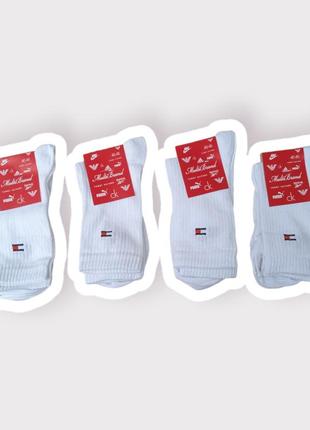 12 пар шкарпеток tommy hilfiger білі розмір 40-45