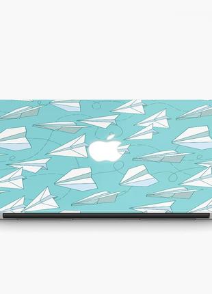 Чехол пластиковый для apple macbook pro / air бумажный самолет (paper plane) макбук про case hard cover2 фото