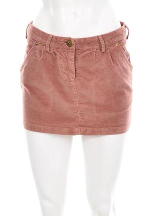 Стильная трендовая мини юбка юбка вельветовая maison scotch