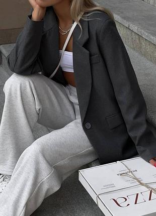 Оверсайз піджак на підкладці8 фото