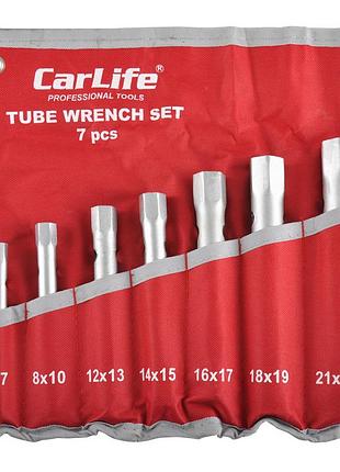 Набор ключей торцевых трубчатых carlife wr2222, 7шт