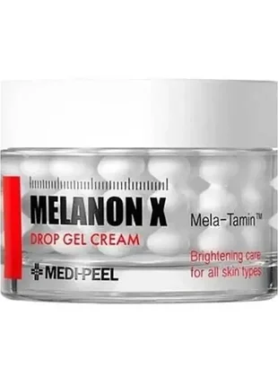 Капсульний гель-крем із medi-peel melanon x drop gel cream 50g