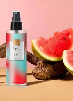 Спрей для тіла avon joyful з нотами кавуна