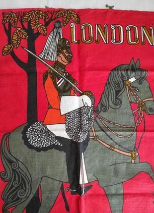London, 100% льон, рушник серветка картина