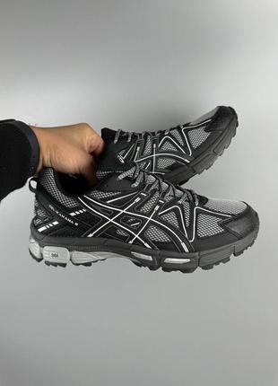 Кросівки чоловічі asics gel-kahana 8 black-silver1 фото