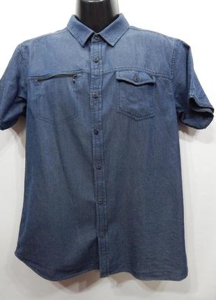 Мужская рубашка с коротким рукавом rfl оригинал р.48 (050кр) (только в 1 размере, 1 шт)