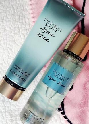 Подарочный набор victoria's secret виктория сикрет aqua kiss оригинал