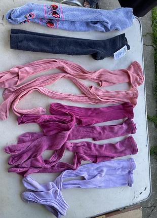 Колготи 2-3 роки лот / демі та зима