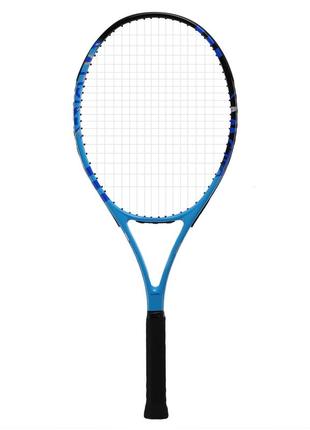 Ракетка для большого тенниса weinixun pro-800b синий-черный2 фото