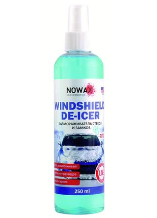Розморозник скла та замків nowax windshield de-icer -700с, 250 мл