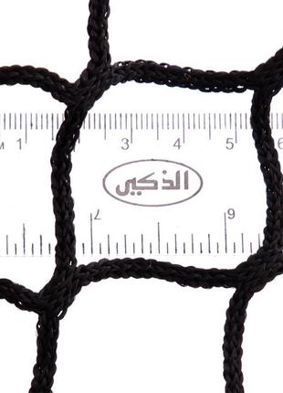 Сітка для великого тенісу zelart тренувальна so-2326 12,8x1,08 м чорний-білий8 фото
