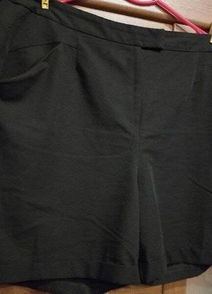 Черные шорты 62-64р5 фото