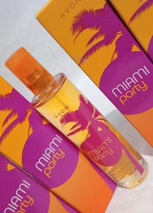 Туалетная вода miami party avon