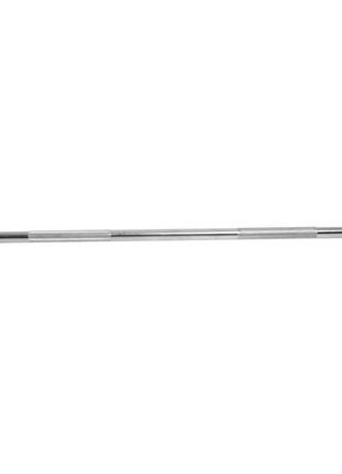 Штанга фиксированная прямая обрезиненная zelart rubber coated barbell ta-2685-25 длина-95см 25кг2 фото