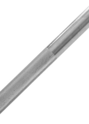 Штанга фиксированная прямая обрезиненная zelart rubber coated barbell ta-2685-25 длина-95см 25кг5 фото