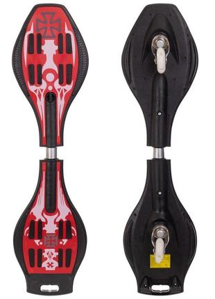 Скейтборд двухколесный ripstik роллерсерф zelart sk-02 цвета в ассортименте2 фото