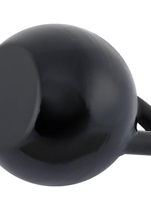 Гиря стальная окрашенная черная zelart ta-7795-12 12кг черный6 фото