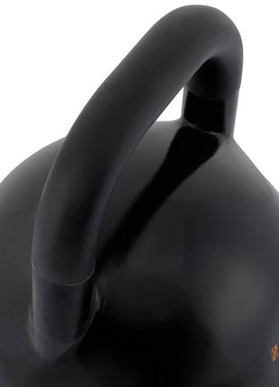 Гиря стальная окрашенная черная zelart ta-7795-12 12кг черный4 фото