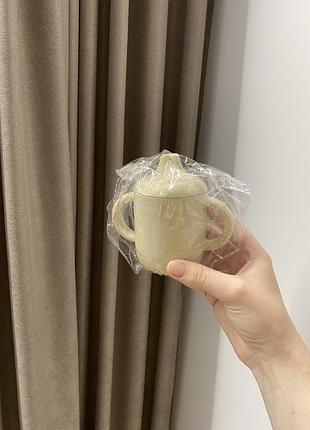 Силиконовый поильник для малышей. детская тренировочная чашка. силиконовая кружка....