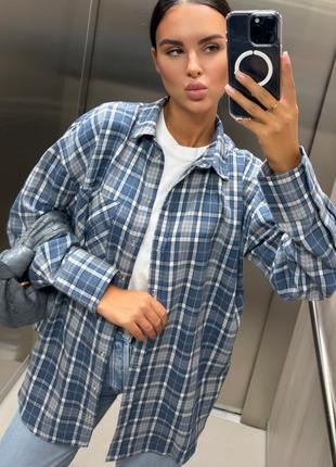 М’яка сорочка в клітинку m / l