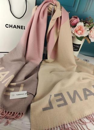 Теплый шарф палантин платок