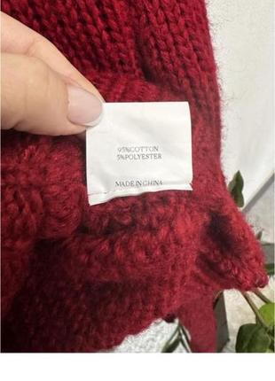 Теплый вязаный мирер кофта гольф cider 4