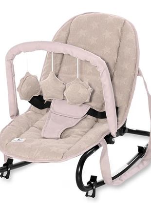 Шезлонг lorelli eliza luxe бежевий