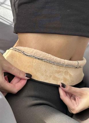 Колготки на хутрі, з імітацією капронки