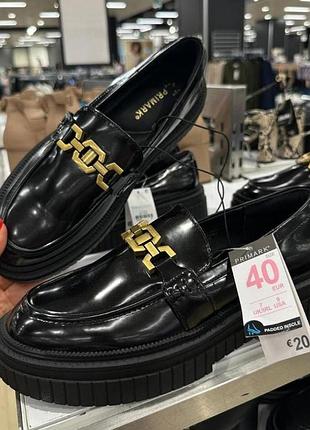 Лоферы новые с бойкой primark