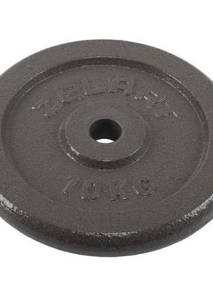Диски (диски) сталеві d — 30 мм zelart ta-7789-10 10 кг сірий