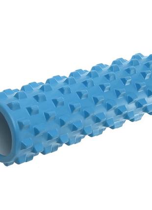 Ролер для йоги та пілатесу (мфр рол) zelart grid rumble roller fi-4942 45 см кольору в асортименті5 фото