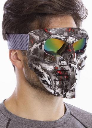 Защитная маска zelart mz-3 цвета в ассортименте5 фото