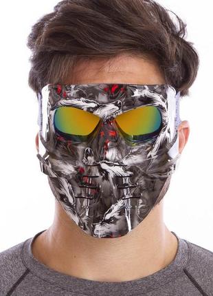 Защитная маска zelart mz-3 цвета в ассортименте4 фото