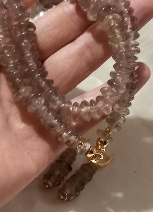 Намисто,раух топаз,сережки,8 фото