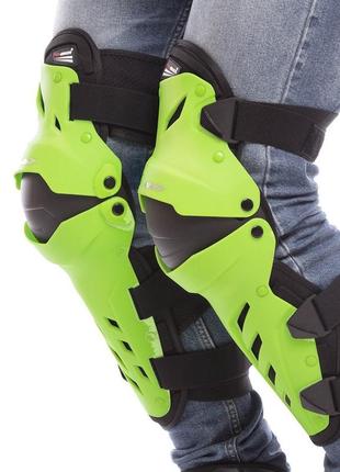Захист коліна та гомілки 2 шт pro-biker ms-1239 кольору в асортименті2 фото